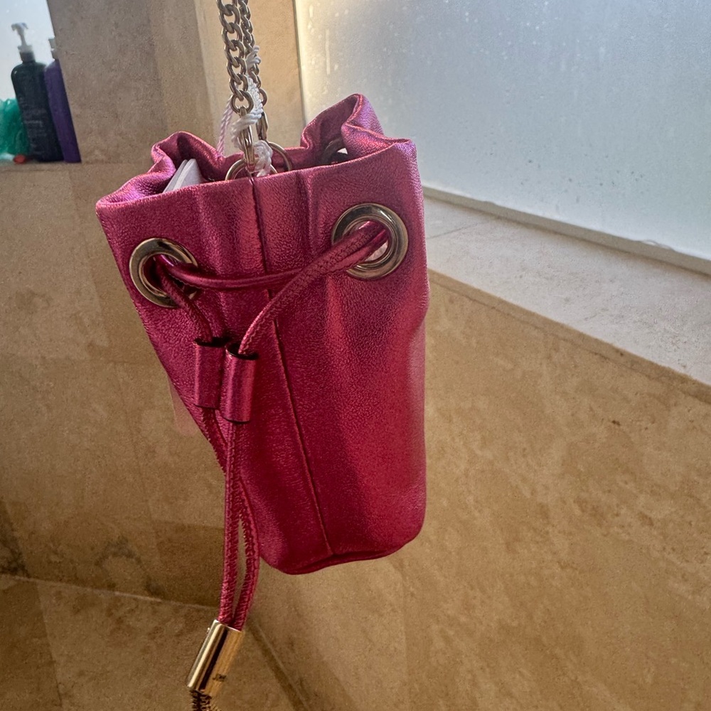 Jimmy Choo Mini Bag pink peony Marchaline mint condition with tags crossbody - Picture 16 of 16
